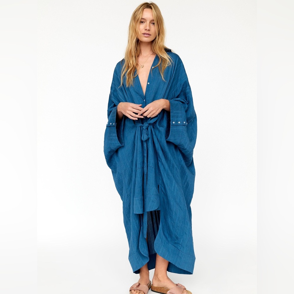 FREE PEOPLE JESS DRESS IN BLUE